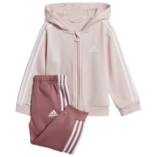 Adidas Βρεφικές φόρμες σετ Essentials Fleece 3-Stripes Full-Zip Hooded Set Adidas Βρεφικές φόρμες σετ Essentials Fleece 3-Stripes Full-Zip Hooded Set